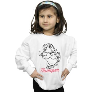 Толстовка с рисунком Бэмби Thumper Disney, белый