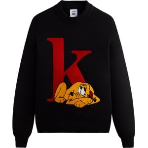 Свитер Kith For Mickey & Friends Pluto K Crewneck 'Black', черный