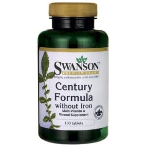 Swanson, Century Formula без железа, 130 таблеток.