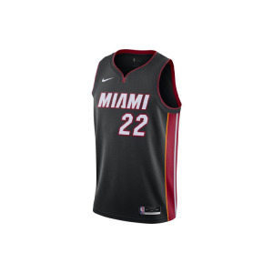 Джерси Nike NBA Miami Heat Jimmy Butler Heat Icon Edition 2020 Swingman черный/Tough Red/солнечные часы, цвет Black