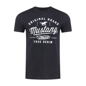 Футболка Mustang Basic Print, черный