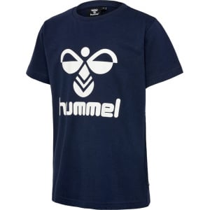 Футболка Hummel S/S Hmltres Kinder, цвет black iris/saffron