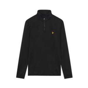 Куртка Lyle & Scott Tech Half Zip Fleece, черный