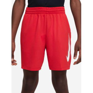 Шорты Nike B NK DF MULTI+ SHORT HBR, красный