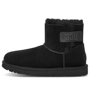 Кроссовки мини-ботинок Bailey с логотипом и ремешком Ugg, черный