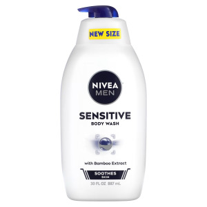 Гель для тела Nivea Men Sensitive с экстрактом бамбука, 887 мл