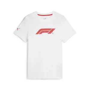 Футболка PUMA "Футболка F1 ESS Motorsport для мальчиков", белый