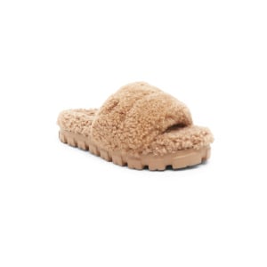 Тапочки UGG Cozetta Curly, коричневый