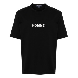 Comme des Garçons Homme футболка с логотипом, черный