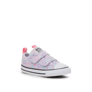 Кроссовки Chuck Taylor All Star Heart Sneaker Converse, цвет vaporviolet_multicolorheartprint