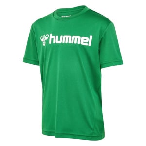 Футболка LOGO Hummel, неоновый зеленый