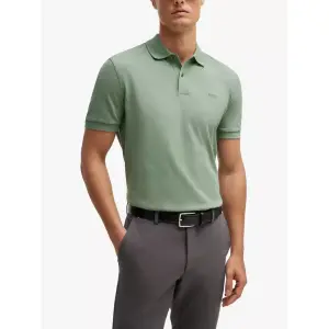 Поло HUGO BOSS BOSS Pallas Short Sleeve, цвет open/green