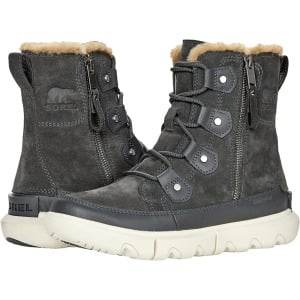 Ботинки SOREL SOREL Explorer II Joan Dual Zip Waterproof, цвет Grill/Fawn