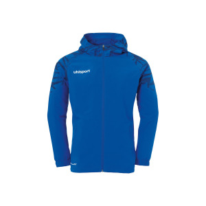 Куртка для тренировок GOAL EVO HOOD uhlsport, цвет azurblau/marine