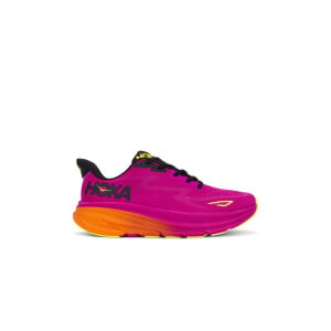 Кроссовки Clifton 9 Hoka, цвет Fuchsia & Black