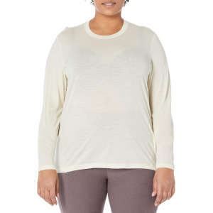 Топ Smartwool Plus Size Classic All-Season Merino Base Layer Long Sleeve, цвет Natural