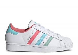 Adidas superstar hot sale white and rose
