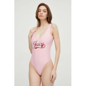 Цельный купальник Juicy Couture, розовый