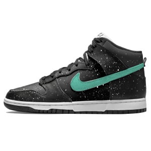 Кроссовки Nike Dunk Skateboarding Shoes Men High-top Black/Blue, черный