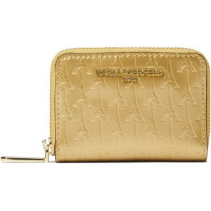 Кошелек Karl Lagerfeld Paris SLG Small Zip Around Wallet, золотой