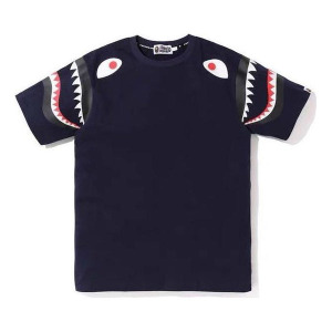 Футболка BAPE Shark Printing Short Sleeve Unisex, черный