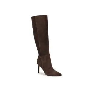 Сапоги Richy Wide Calf Boot Nine West, темно-коричневый