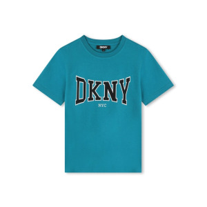 Dkny Kids футболка с логотипом, синий