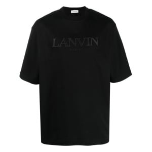 Lanvin футболка с логотипом, черный