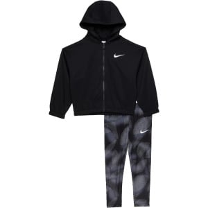 Детский набор Nike Therma Set with All Over Print Leggings, черный