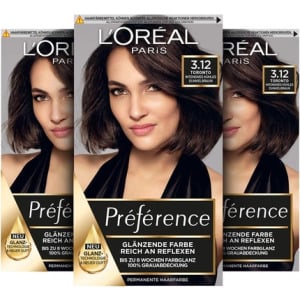 Paris PreFeRence 3.12 Интенсивный Холодный Темно-Коричневый Торонто 183G, L'Oreal