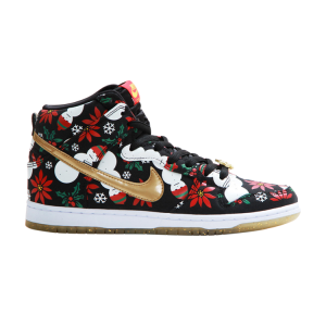 Кроссовки Nike Concepts x Dunk High SB Premium 'Ugly Christmas Sweater', черный