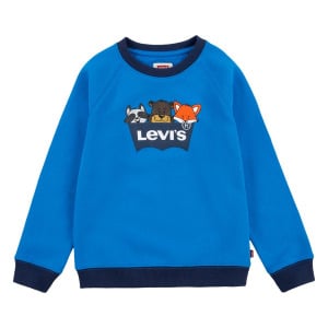 Толстовка Levi's Crew Neck Camp Friends, синий