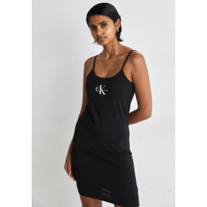 Платье из джерси Monologue Strappy Dress Calvin Klein Jeans, черный