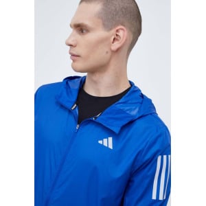 Собственная ветрозащитная куртка The Run adidas Performance, синий