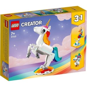 Пластиковый конструктор 31140 creator creator 3в1 волшебный единорог 145 деталей +7 лет Lego