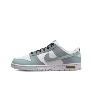 Кроссовки Nike Dunk Skateboarding Shoes Men Low-top Grey/green, зеленый