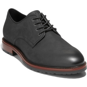 Кроссовки Berkshire Lug Plain Toe Oxford Cole Haan, цвет Black Waxy Leather/WR