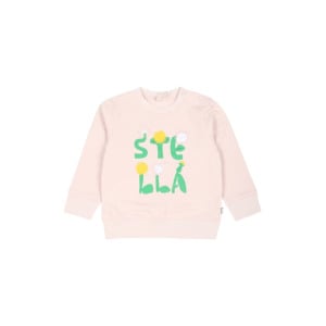 Stella McCartney Kids толстовка с цветочным принтом, розовый