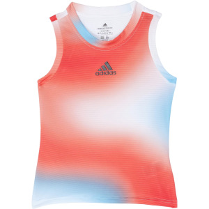 Майка Adidas Melbourne Tank, цвет White/Vivid Red/Sky Rush Blue