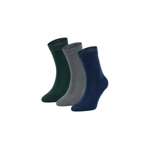 Носки 3 PACK Zooksy, цвет graphite navy blue dark green