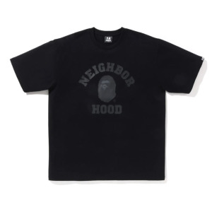 A BATHING APE Белая футболка BAPE x Neighborhood, Белый