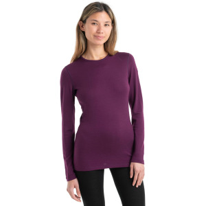 Топ Icebreaker 260 Tech Merino Baselayer Long Sleeve Crewe, цвет Nightshade