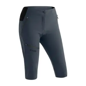 Капри Maier Sports "Latit Capri Vario", женские капри, короткие походные брюки, уличные брюки с 4 карманами, стандартного кроя, серый