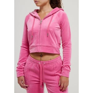 Толстовка на молнии HOODIE Juicy Couture, розовый