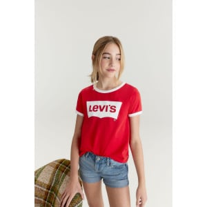 Джинсовые шорты Girlfriend Levi's, синий