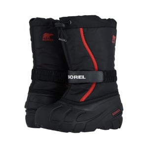 Ботинки Sorel Flurry, цвет Black/Bright Red 1