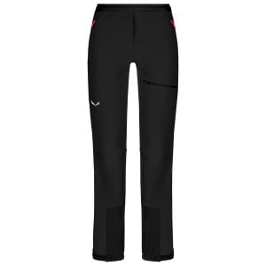 Лыжные туристические брюки Salewa Women's Sella DST Light, цвет Black Out II