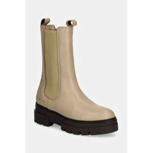 Кожаные ботинки челси MONOCHROMATIC CHELSEA BOOT Tommy Hilfiger, бежевый