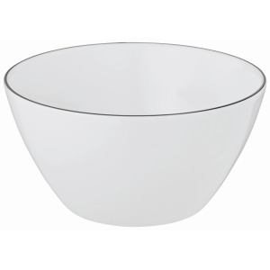 Cereal bowl lido black line Seltmann Weiden, белый