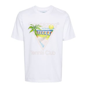 Casablanca футболка Tennis Club Icon, белый